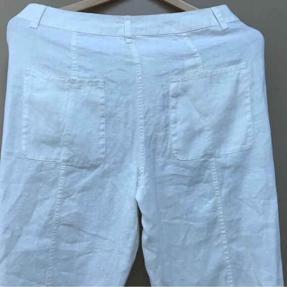 NWT Poetry Cream Linen Trouser Tapered (10) - Picture 5 of 11